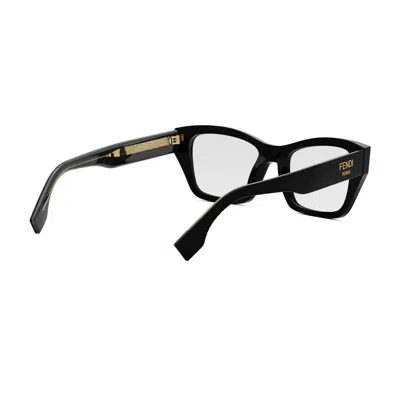 Fendi Rectangular Optical Glasses In Black