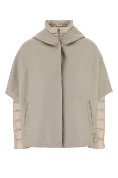 Herno Powder Color Clothing Jackets In Gray