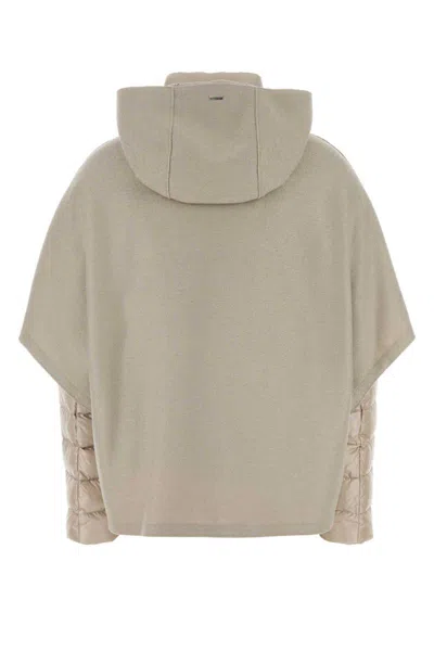 Herno Powder Color Clothing Jackets In Gray