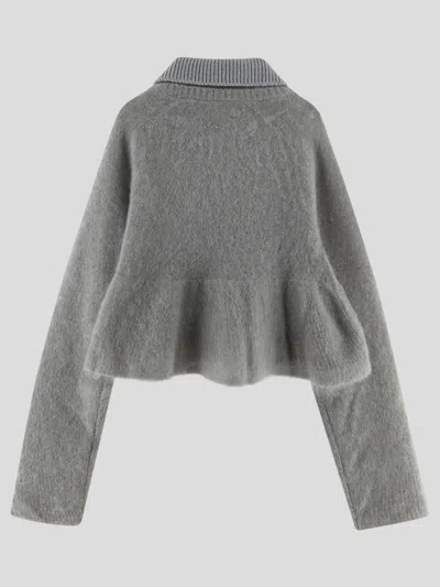 Loewe Sweaters In Gray