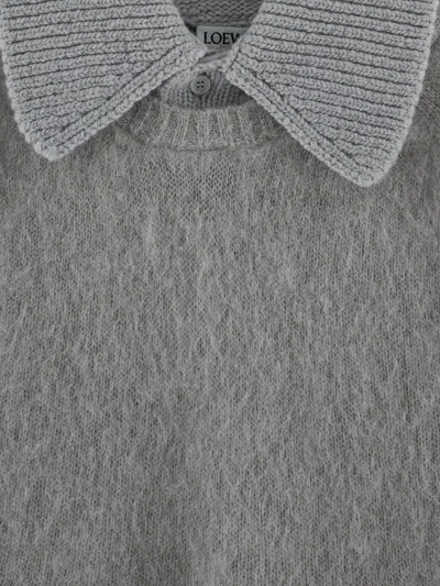 Loewe Sweaters In Gray