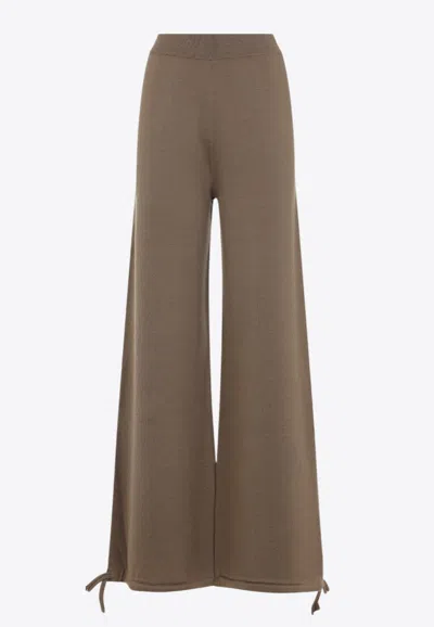 Max Mara Nigeria Wool Wide-leg Pants