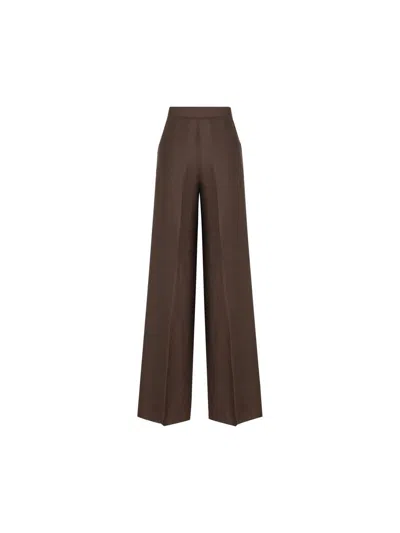 Max Mara Pants In Brown