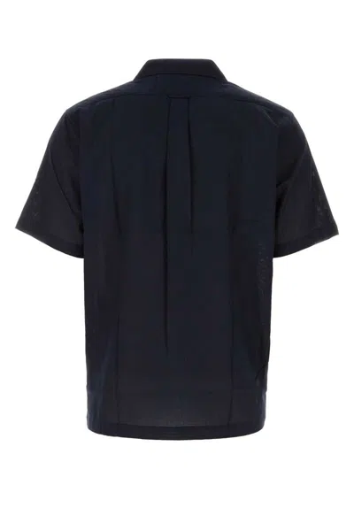 Nanamica Navy Open Collar Shirt