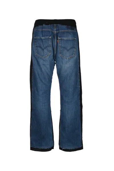 Needles Cotton Trousers In Blue