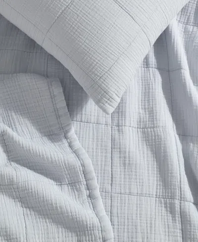 Calvin Klein Cotton Gauze Solid 3-pc. Quilt Set, King
