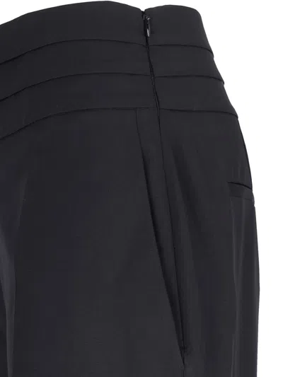 Rohe Róhe Black Acetate Blend Trousers In Black