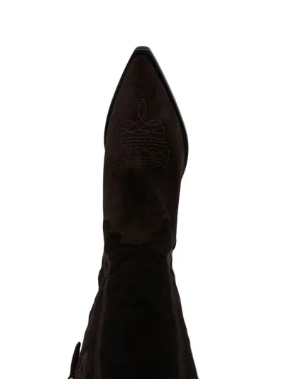 Sonora Woman Knee Boots Black Size 10 Soft Leather