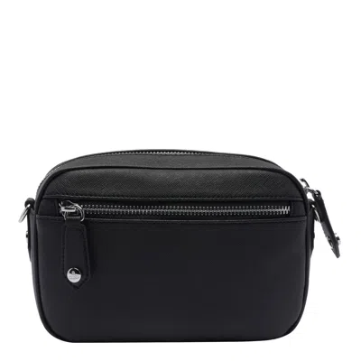 Vivienne Westwood Anna Crossbody Bag In Synthetic Leather In Black