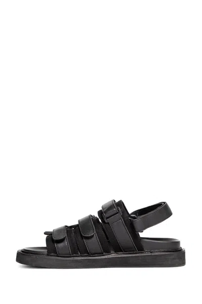 Yohji Yamamoto Man Black Sandals & Slides