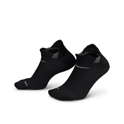 Nike Unisex Lightweight Running No-show Socks (1 Pair) In Black