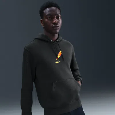 Nike Men's  Sportswear Club Pullover Fleece Hoodie In Black