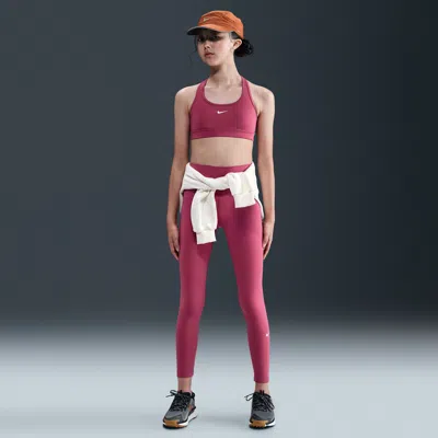 Nike One Big Kids' (girls') Dri-fit High-waisted Leggings In Black