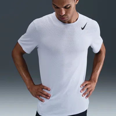 Nike Men's Aeroswift Dri-fit Adv Short-sleeve Running Top In White