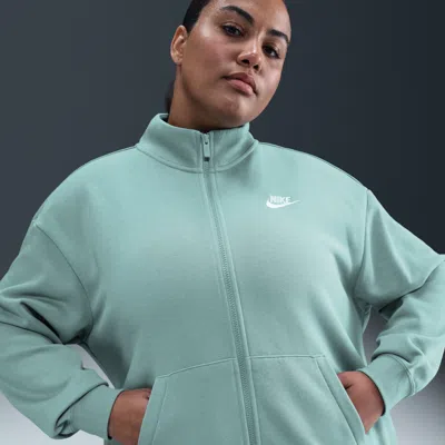 Nike Women's  Sportswear Club Fleece Loose Track Jacket (plus Size)