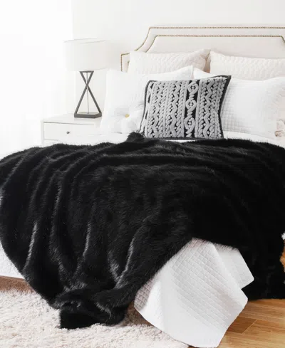 Battilo Lifestyle Faux Fur Throw, 50" X 60"