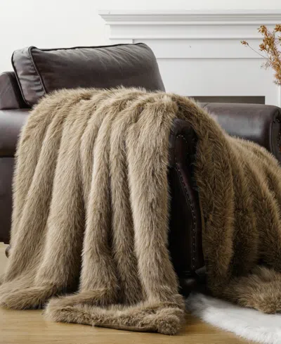 Battilo Lifestyle Faux Fur Throw, 50" X 60"