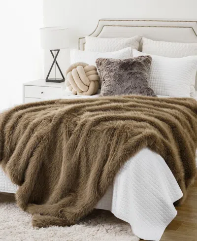Battilo Lifestyle Faux Fur Throw, 50" X 60"
