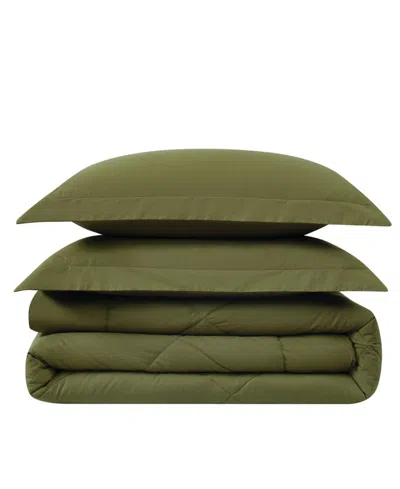 Cannon Oversized Cotton Percale 3-pc. Comforter Set, Full/queen