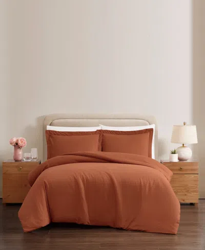 Brooklyn Loom Brookyln Loom Flax Linen 3-pc. Duvet Cover Set, Full/queen