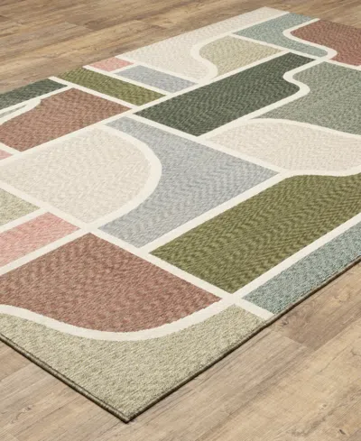 Oriental Weavers Tisdell Tis02 7'10"x10'10" Area Rug In Multi