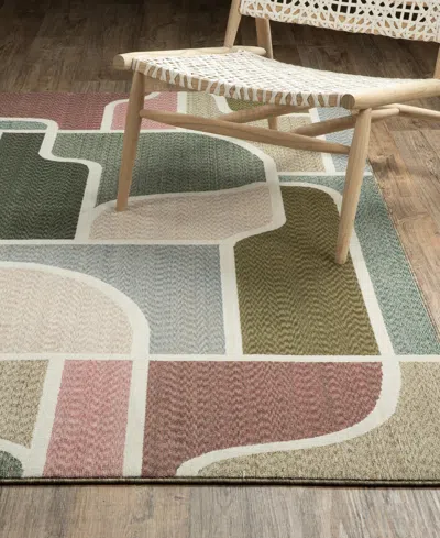 Oriental Weavers Tisdell Tis02 7'10"x10'10" Area Rug In Multi