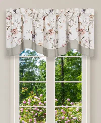 Piper & Wright Clarice Window Scallop Valance, 17" X 60"