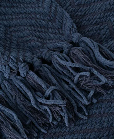 Battilo Herringbone Chenille Knit Throw, 60"x 80"