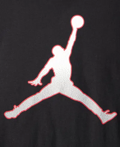 Jordan Big Boys Gametime Layered-look Hoodie In Blue