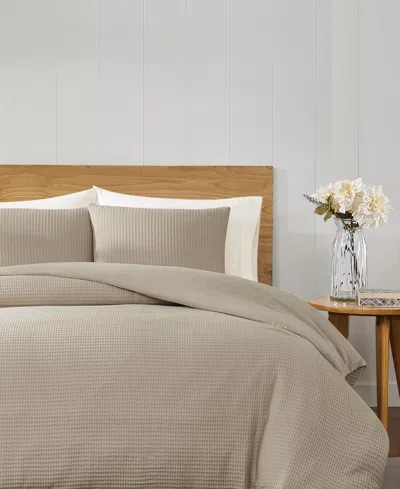 Cannon Heritage Cotton Waffle 2-pc. Comforter Set, Twin/twin Xl