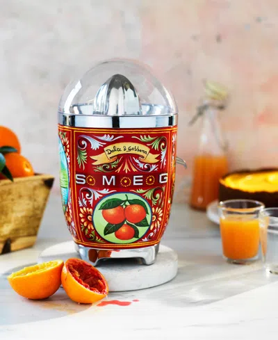 Smeg Sicily Is My Love Dolce & Gabbana Citrus Juicer In Metallic