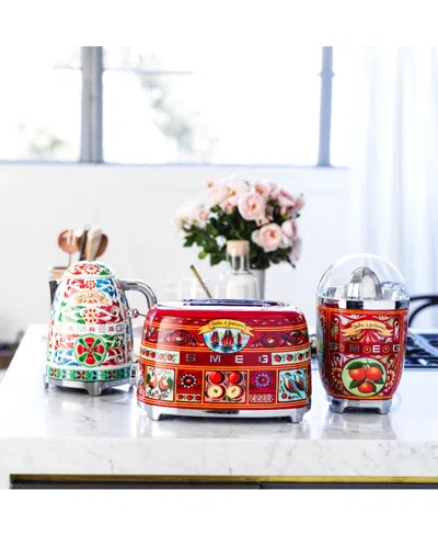 Smeg Sicily Is My Love Dolce & Gabbana Citrus Juicer In Metallic