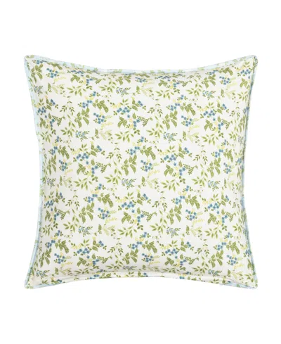 Piper & Wright Karalena Cotton Quilted Decorative Pillow, 20 X 20"
