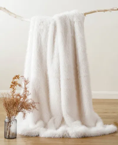 Battilo Lifestyle Faux Fur Throw, 50" X 60"