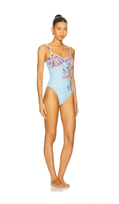 Oceanus Selene Seashell One Piece Swimsuit