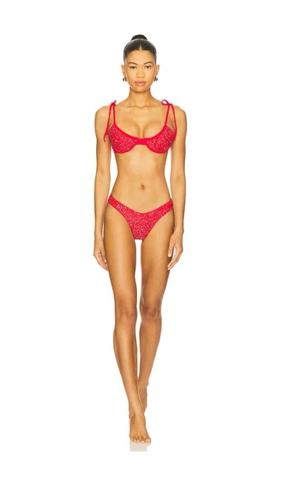 Oceanus Ariel Hand Embroidered Bikini Set