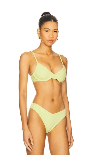 Beach Riot Camilla Terry Underwire Balconette Bikini Top