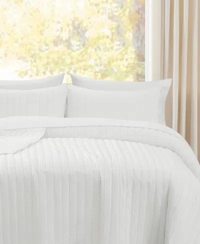 Brooklyn Loom Oversized Cotton Percale 3-pc. Quilt Set, Full/queen