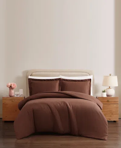Brooklyn Loom Brookyln Loom Flax Linen 3-pc. Duvet Cover Set, Full/queen