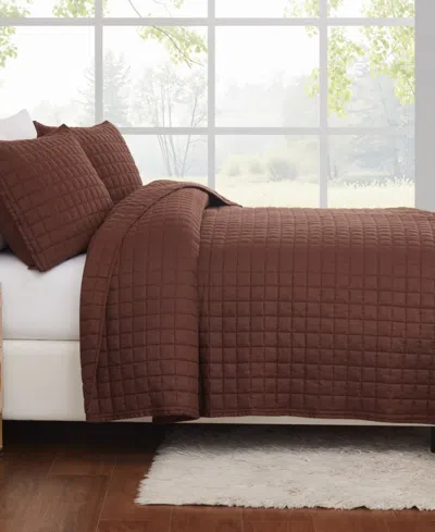 Brooklyn Loom Brookyln Loom Flax Linen 3-pc. Quilt Set, Full/queen