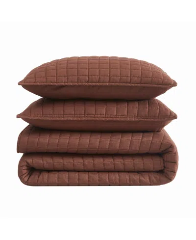 Brooklyn Loom Brookyln Loom Flax Linen 3-pc. Quilt Set, Full/queen