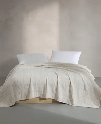 Calvin Klein Cotton Gauze Solid 3-pc. Quilt Set, Queen