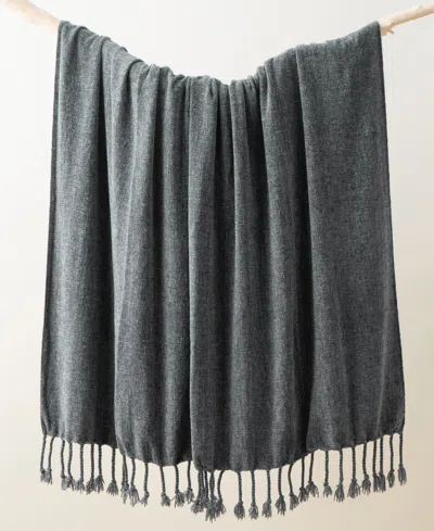 Battilo Lifestyle Chenille Throw With Fringe Tassels, 50" X 60"