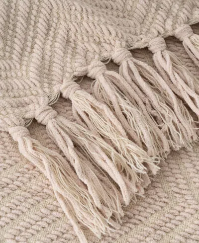 Battilo Herringbone Chenille Knit Throw, 50" X 60"