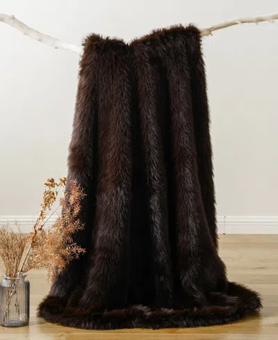 Battilo Lifestyle Faux Fur Throw, 50" X 60"