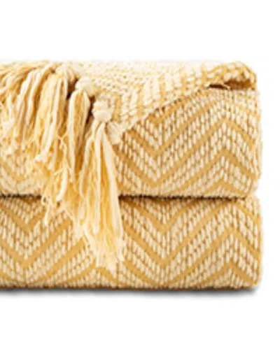 Battilo Herringbone Chenille Knit Throw, 50" X 60"