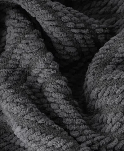 Battilo Herringbone Chenille Knit Throw, 60"x 80"