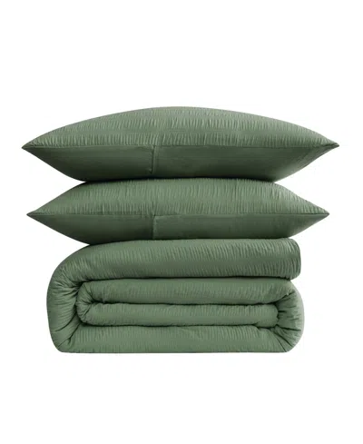 Truly Soft Crinkle Garment Wash Solid 3-pc. Comforter Set, Full/queen