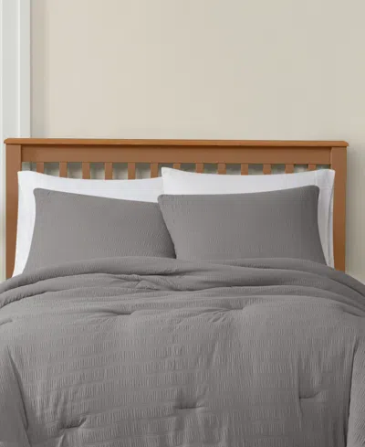 Truly Soft Crinkle Garment Wash Solid 2-pc. Comforter Set, Twin/twin Xl