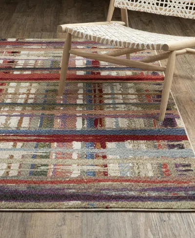 Oriental Weavers Tisdell Tis08 9'10"x12'8 Area Rug In Multi